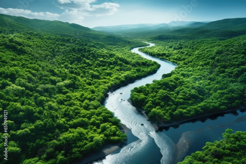 river in the forest