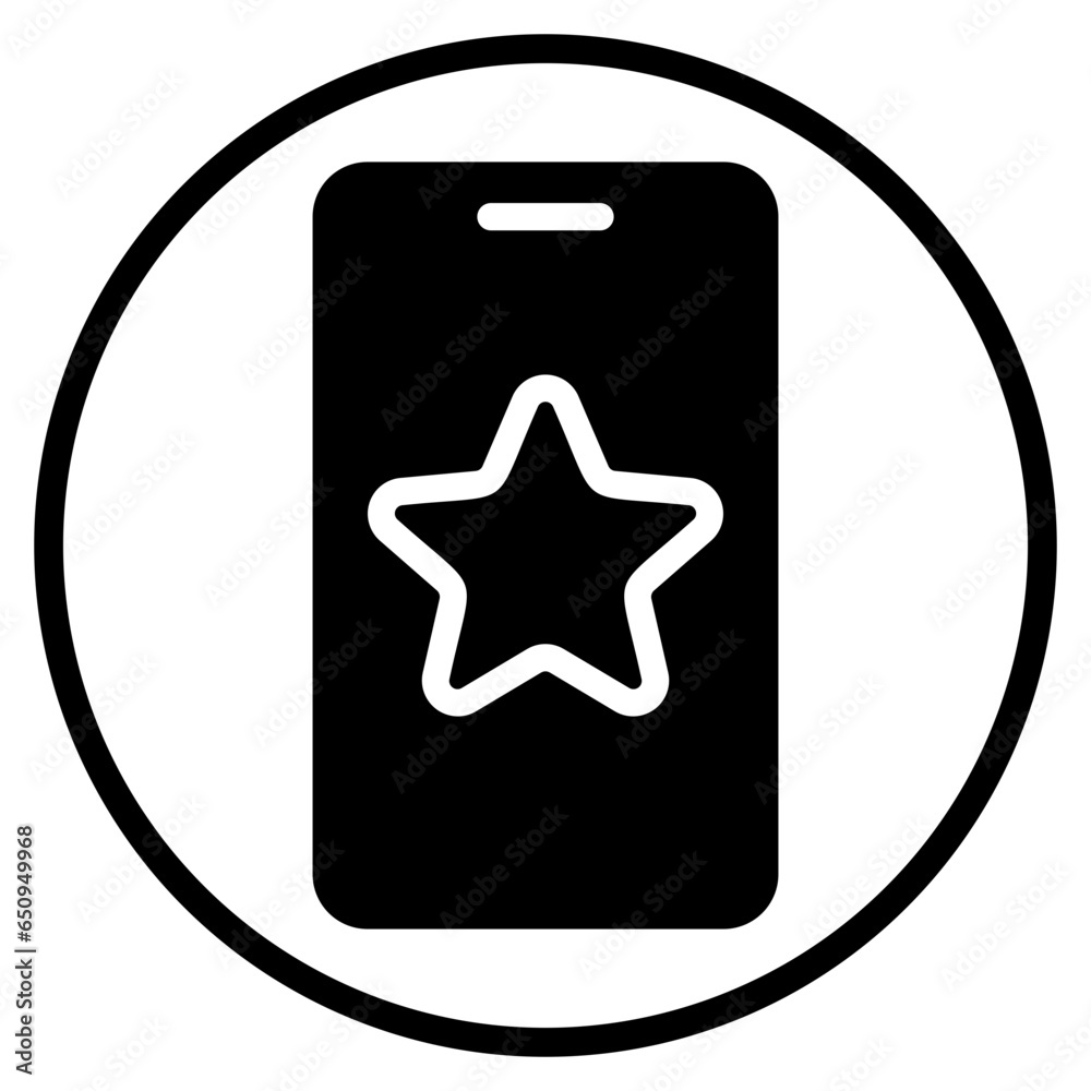 rating glyph icon