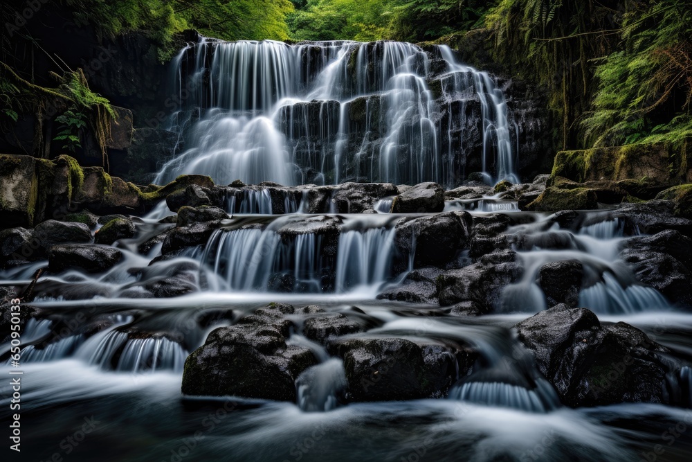 Fototapeta premium waterfall in the forest