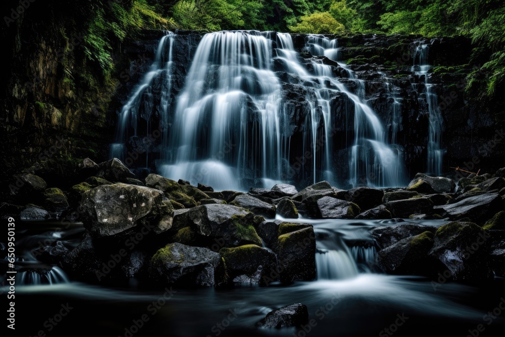 Obraz premium waterfall in the forest