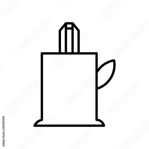 totebag line icon