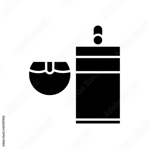 coconut milk glyph icon