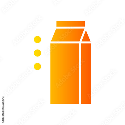 soy milk gradient icon