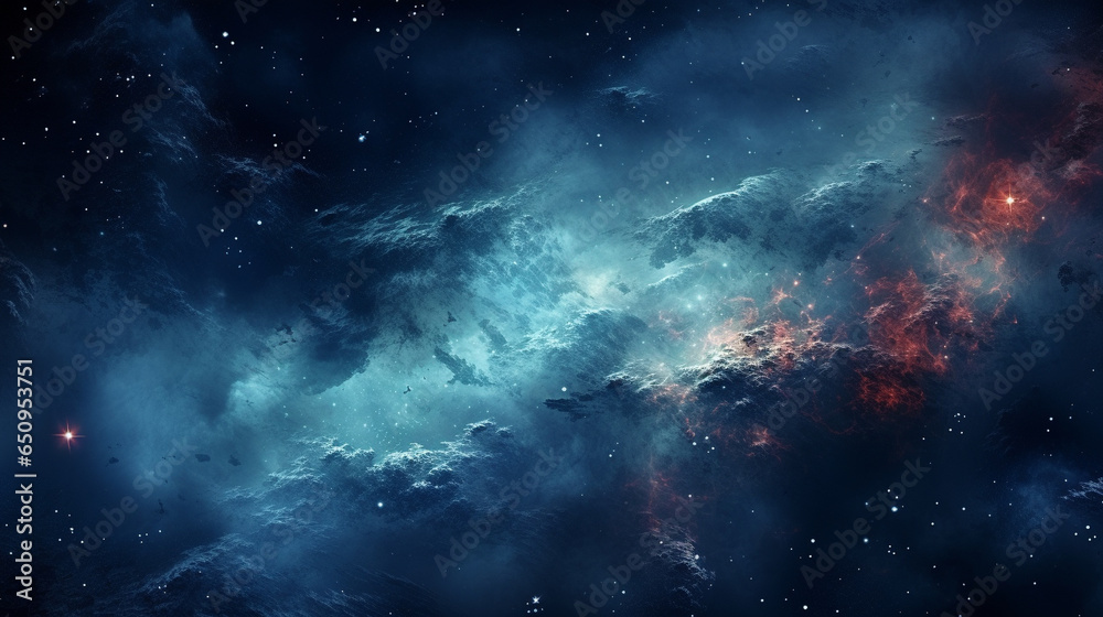 outer space galaxy with starry deep sky in universe. fantasy and science background