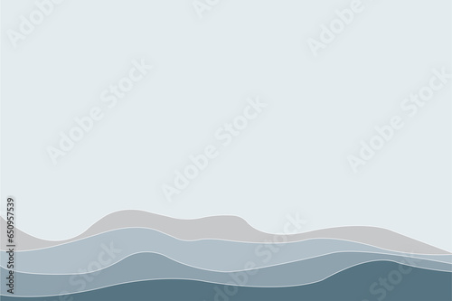 Abstract of background vector. Design japanese style of line wave of blue background. Design print for illustration, magazine, cover, card, background, wallpaper. Set 4