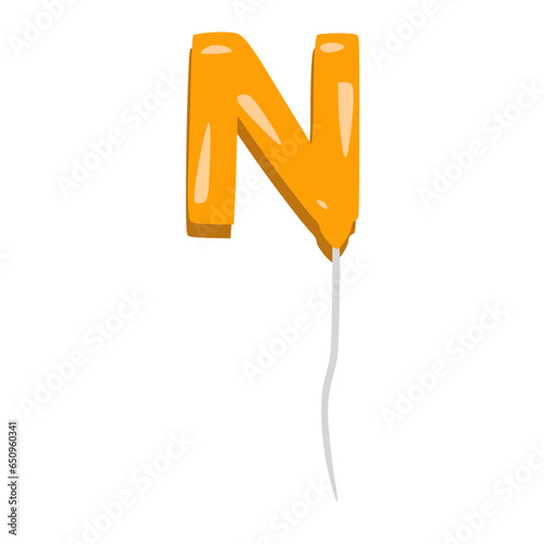 Obraz na płótnie Alphabet Letters Illustration w salonie
