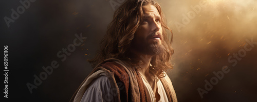 portrait of Jesus Christ, savior of mankind
