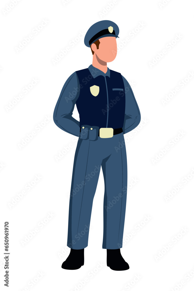 police standing professional