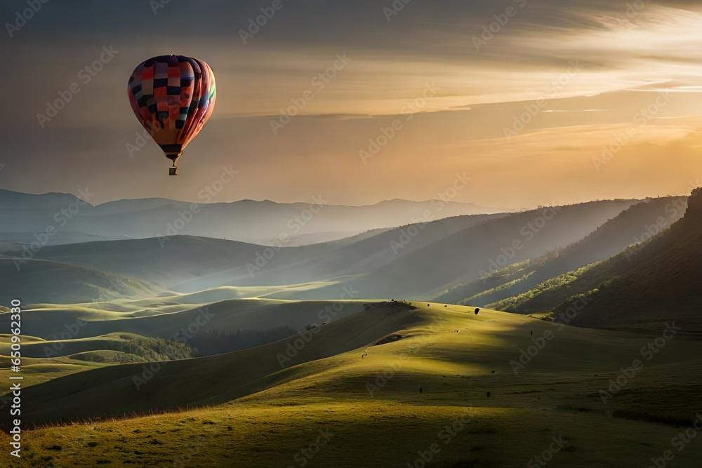 Fototapeta premium hot air balloon