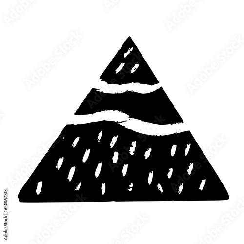 Abstract Triangle Illustration