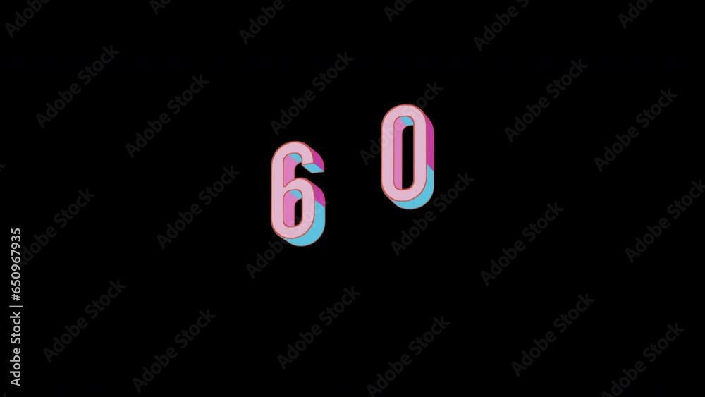 Bright letters jump merrily in the inscription 60 number sixty. Retro. Alpha channel black. In-Out looped. Alpha BW at the end. Looped from frame 120 to 240, Alpha BW at the end Bright letters jump merrily in the inscription 60 number sixty. Retro. Alpha channel black. In-Out looped. Alpha BW at the end. Looped from frame 120 to 240, Alpha BW at the end