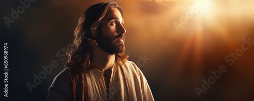 portrait of Jesus Christ, savior of mankind