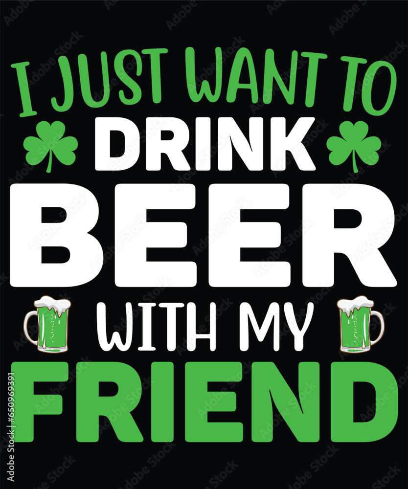 Fototapeta premium st patrick svg , t-shirt design. 