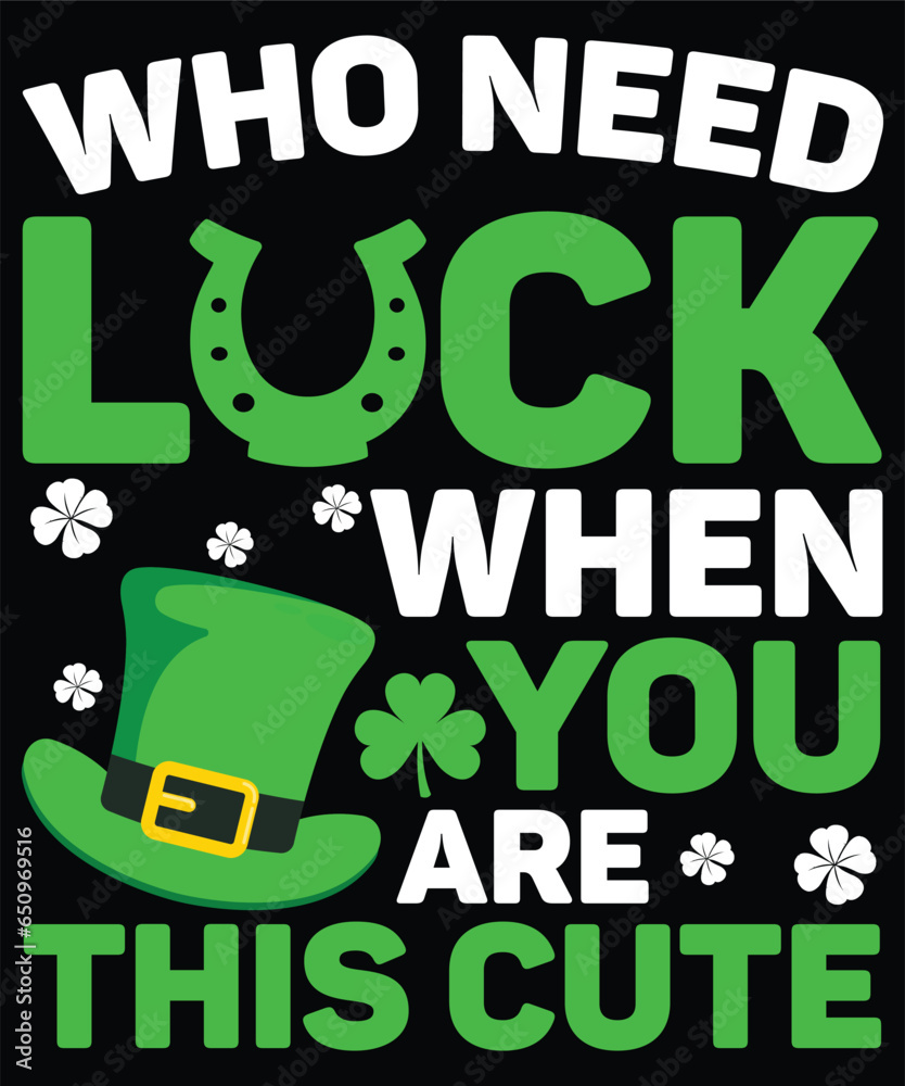 Fototapeta premium st patrick svg , t-shirt design. 