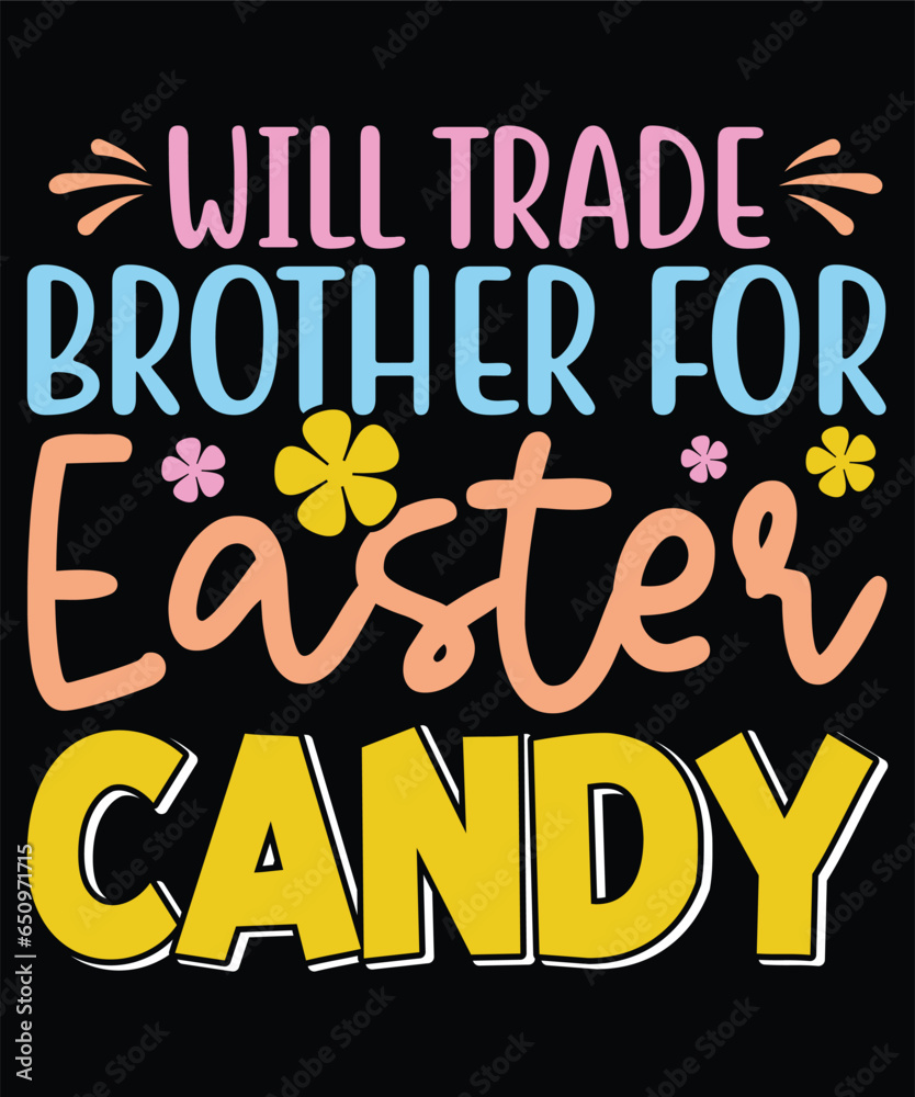 Obraz premium will trade brother for easter candy
