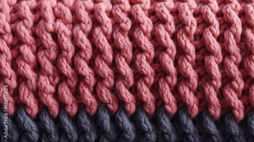 Сlose up pink knitted texture