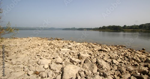 Shot of Carsington water taken from the water Edge photo