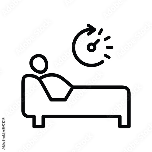 Hospital reanimation room vector icon