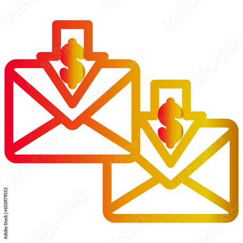  email marketing gradien icon, email, marketing, business, mail, communication, message, internet, online, technology, web, digital, send, letter, concept, contact, network, social, icon, information