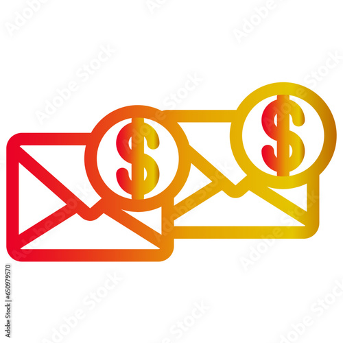  email marketing gradien icon, email, marketing, business, mail, communication, message, internet, online, technology, web, digital, send, letter, concept, contact, network, social, icon, information