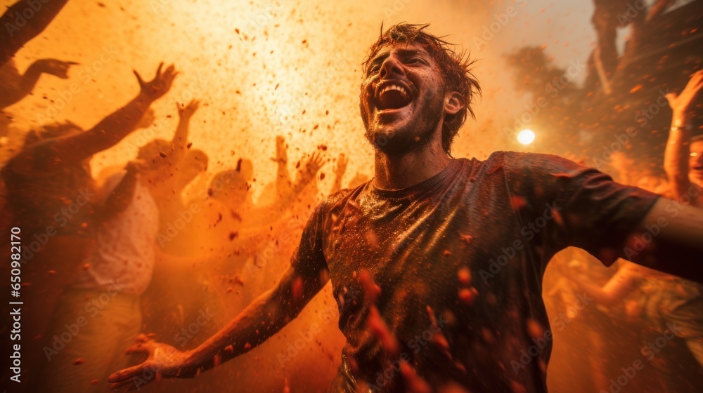La Tomatina (Spain): A unique festival in Buñol, Spain that features a huge battle over tomatoes. Participants threw tomatoes at each other. It makes work fun and busy.