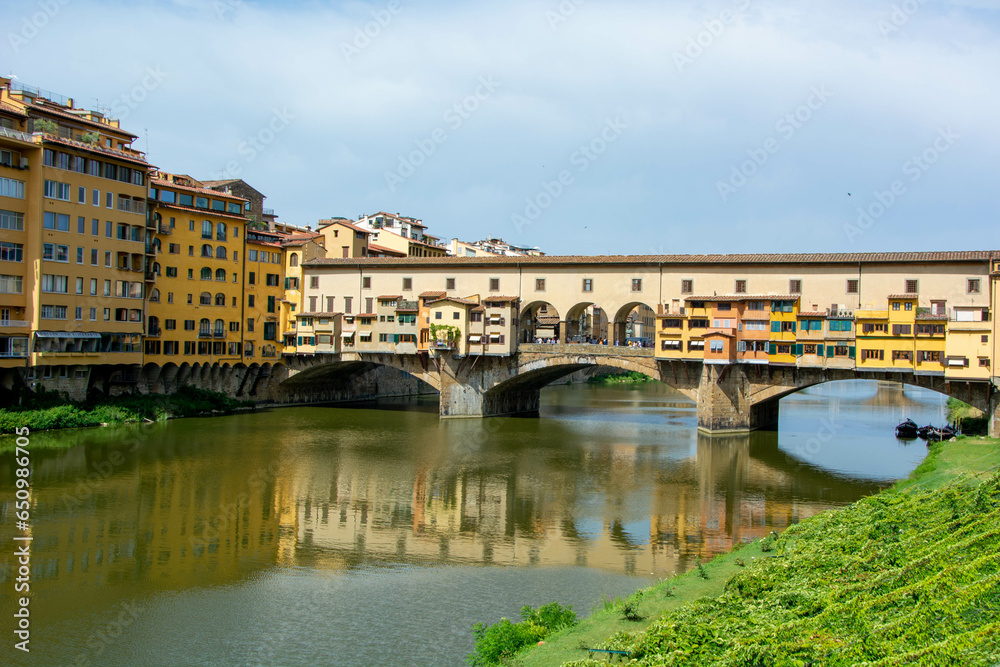 view of ponte vecchio in florence