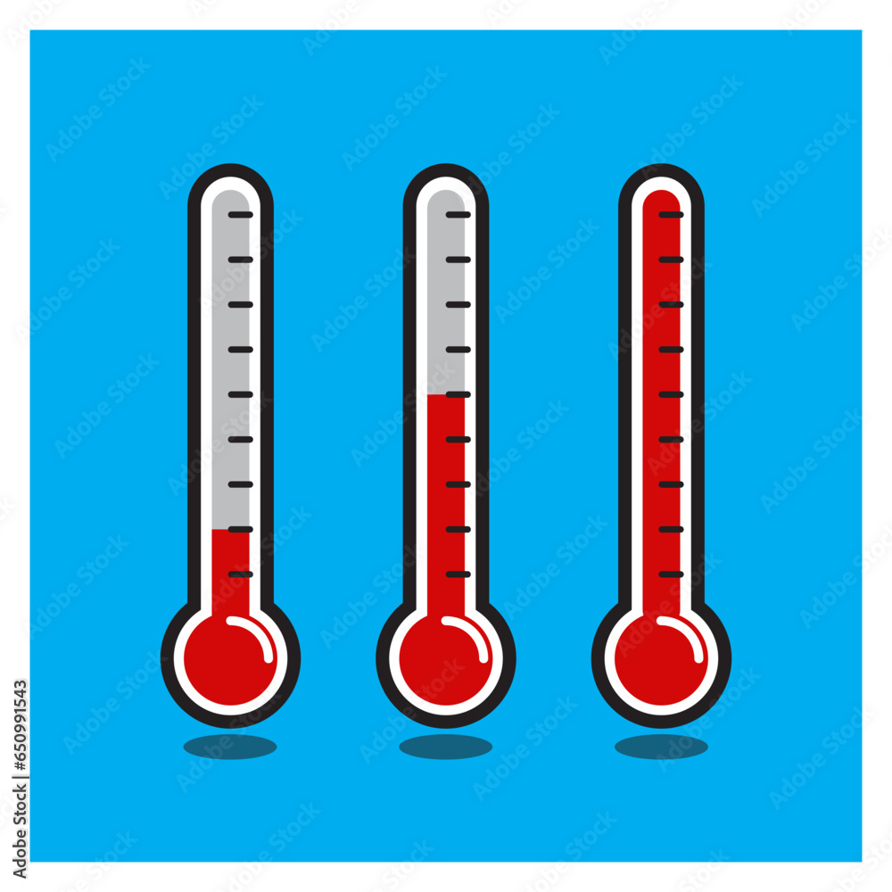 Thermometer icon. isolated vector illustration Thermometer icon. isolated vector illustration