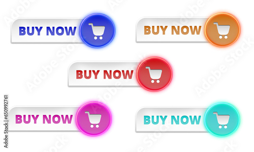 Buy Now Button Icon Set Design