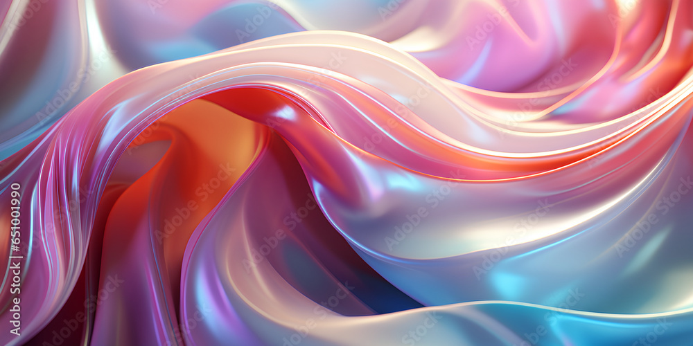 Close Up Abstract Rainbow Satin Texture Close Up Abstract Rainbow Satin Texture