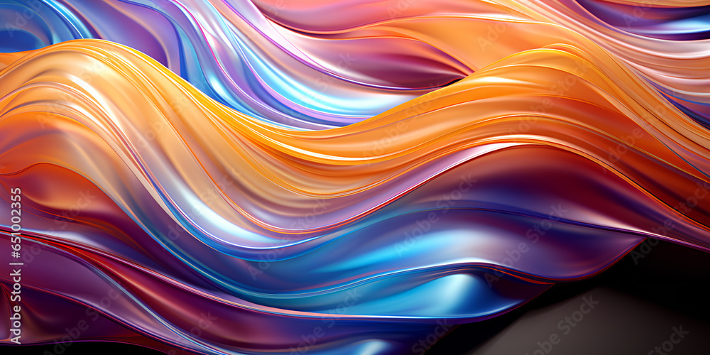Close Up Abstract Rainbow Satin Texture Close Up Abstract Rainbow Satin Texture