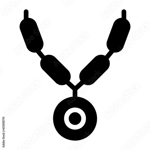 necklace Solid icon
