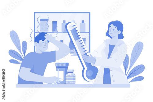 A nurse administers medication and provides care to patients.