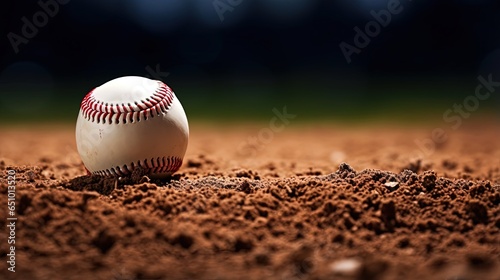 Baseball Ball on field