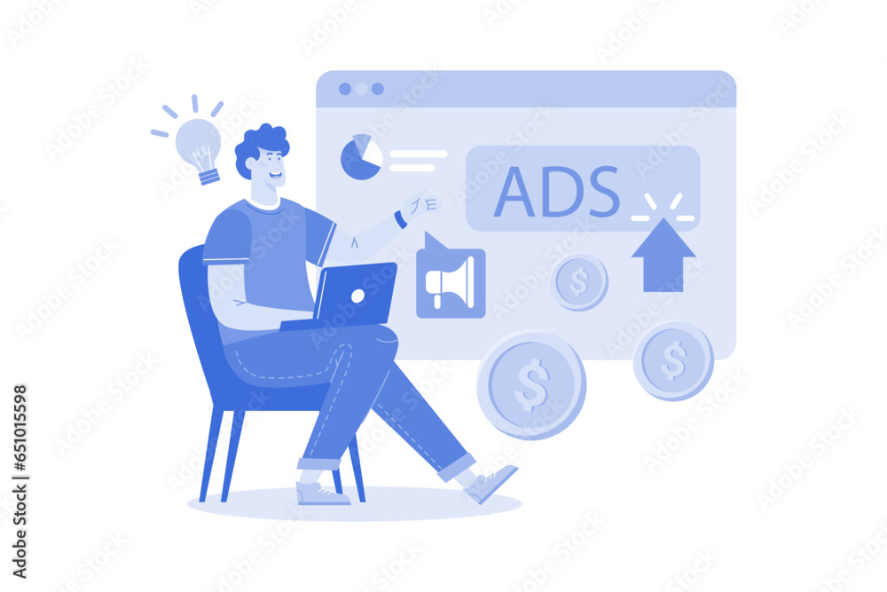 A PPC (Pay-Per-Click) expert manages online advertising campaigns for a business.