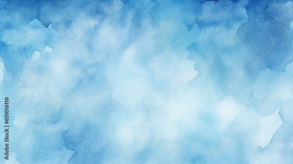 Fototapeta premium abstract blue watercolor painting background for graphic design element 