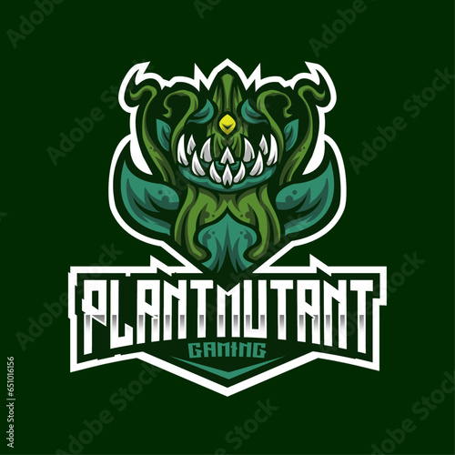 Plant Mutant Esport Logo Template