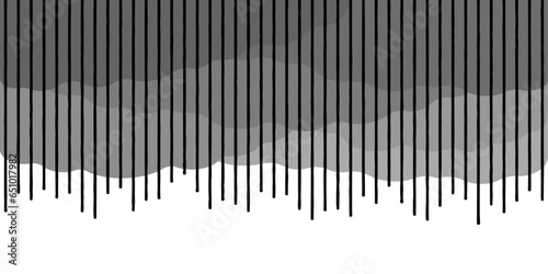 どよーんとした暗い場面や、ネガティブなイメージの縦線と雲の背景イラスト