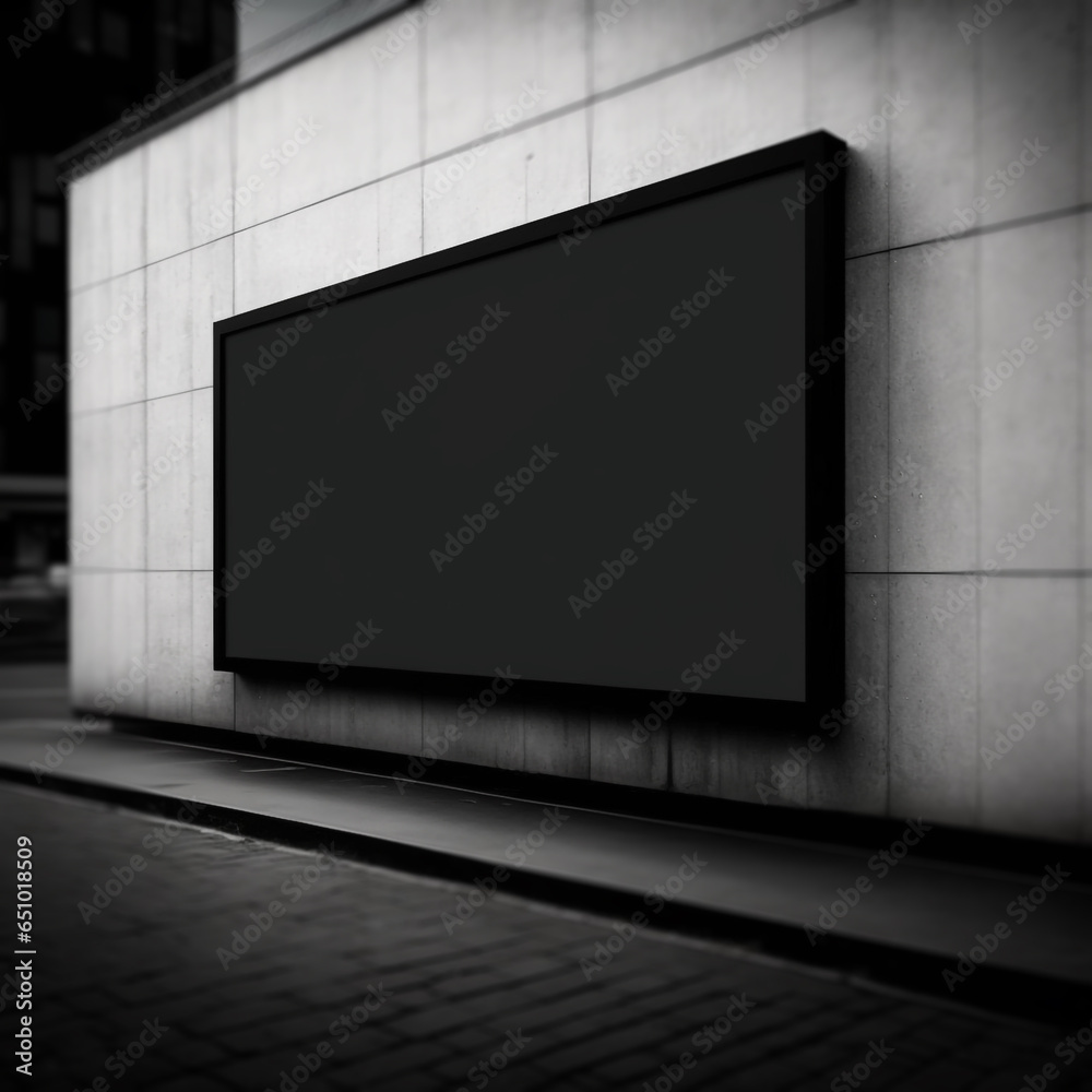 Fototapeta premium BILLBOARD MOCKUP,Generative AI. 