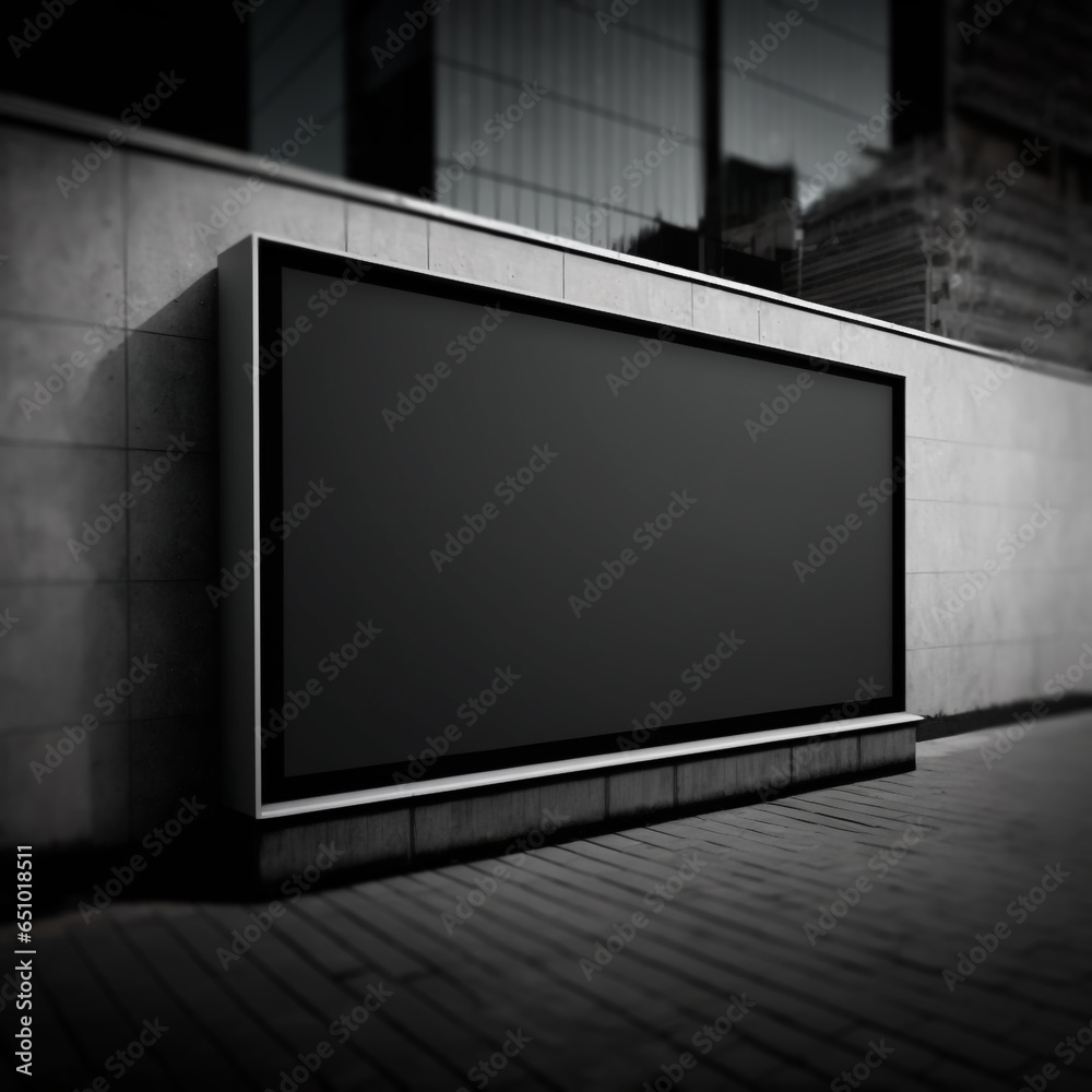 Fototapeta premium BILLBOARD MOCKUP,Generative AI. 