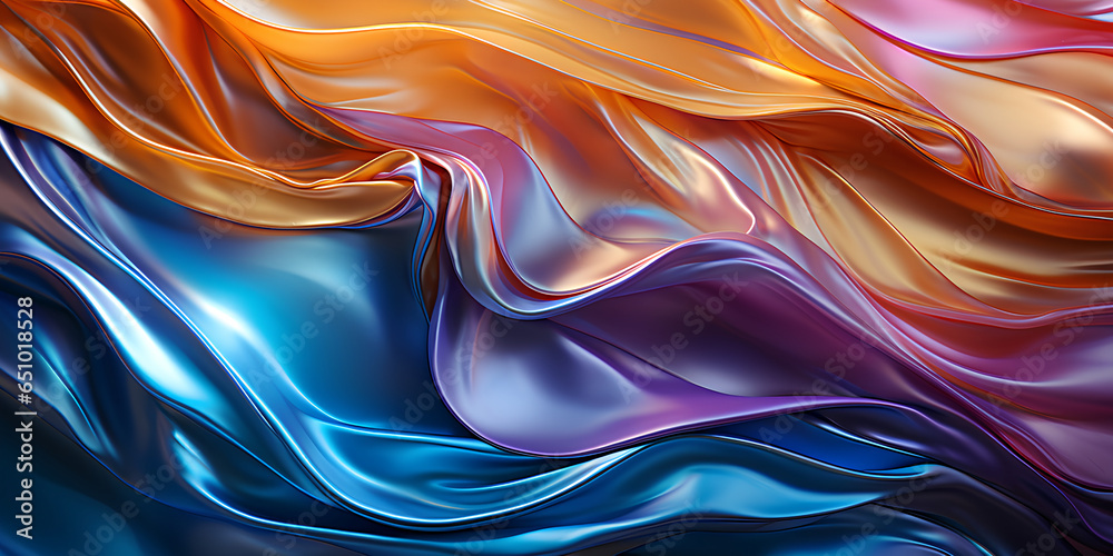 Close Up Abstract Rainbow Satin Texture Close Up Abstract Rainbow Satin Texture