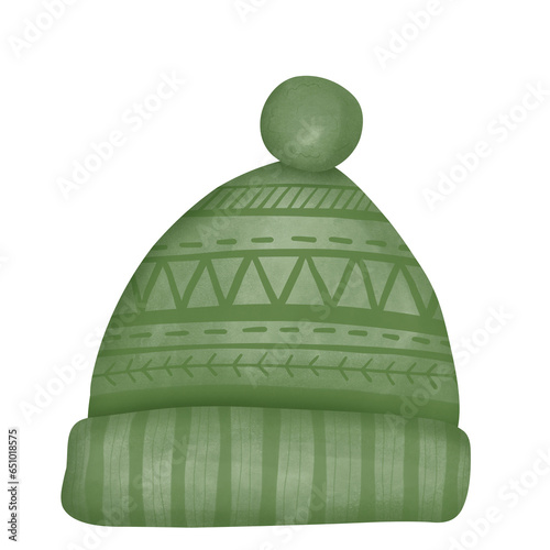 Wool Hat Watercolor