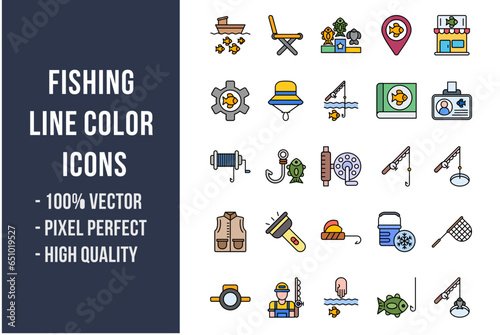 Fishing Flat Icons