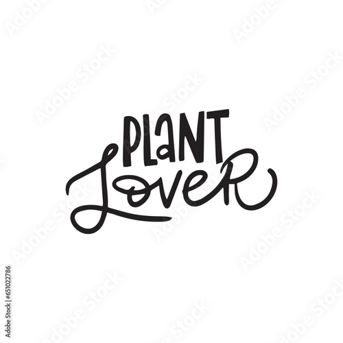 Lettering gardening quote. Funny saying about gardens and flowers. Isolated trendy phrases on white background. Vector hand drawn illustration.