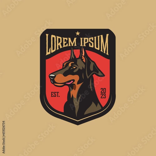 Logo Shield Dog Head