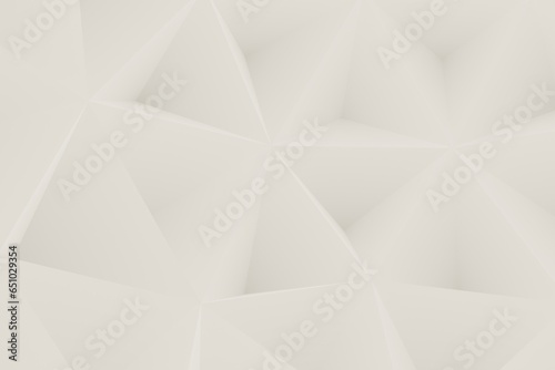 Light abstract asymmetrical background with geometric elements as a basis for outdoor advertising. 3d rendering