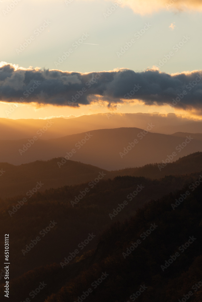 Obraz premium luci all'alba