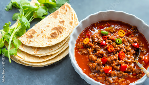 nan with salsa
