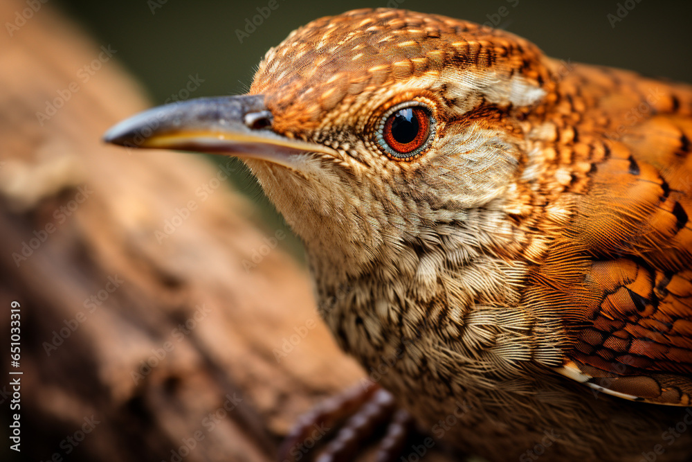 Wren Bird Closeup Wren Bird Closeup