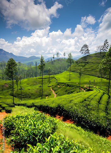 green tea plantation