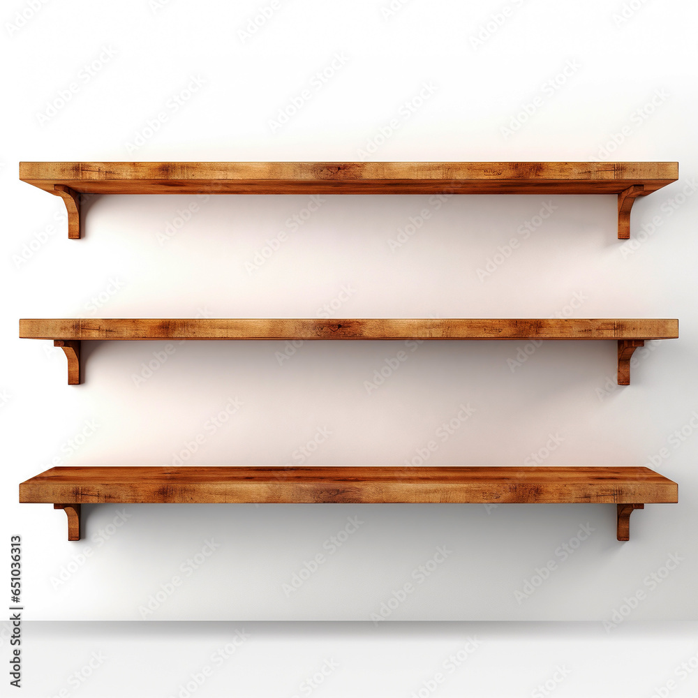 Wall shelve isolated on white background Wall shelve isolated on white background